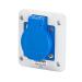  PRISE 2P+T SCHUKO IP54 + PLAST 