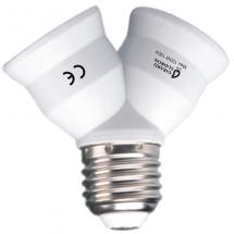  ADAPTATEUR E27 VERS 2xE27 