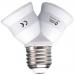  ADAPTATEUR E27 VERS 2xE27 