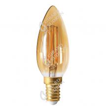  FLAMME 4 E14 822 FIL AMBRE 
