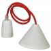  SUSPENSION PORCELAINE E27 BLAN 