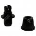  SERRE-CABLE NYLON NOIR  M. 10X 