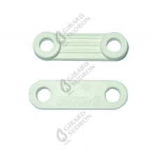  ARRET TRACTION BLANC TR.3,1MM 