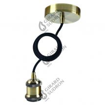  SUSPENSION METALLIQUE E27 BRON 