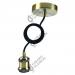  SUSPENSION METALLIQUE E27 BRON 