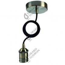  SUSPENSION METALLIQUE E27 GRIS 