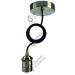  SUSPENSION METALLIQUE E27 GRIS 
