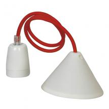  SUSPENSION PORCELAINE E27 BLAN 