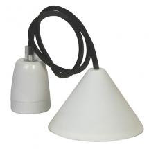  SUSPENSION PORCELAINE E27 BLAN 