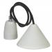  SUSPENSION PORCELAINE E27 BLAN 