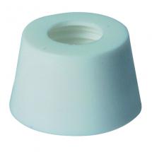  BAGUE PLAST.BLANC CONIQUE H.7 