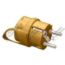  FICHE MALE PC+T ANNEAU 16A OR 