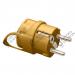  FICHE MALE PC+T ANNEAU 16A OR 