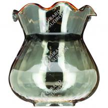  TULIPE LUSTRE AMBRE H.130 D.11 
