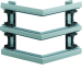  ANGLE EXT EP 25MM 2CPTS ZING 