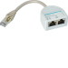  ECL. PORT 2FILS 2XRJ45 AGARDIO 