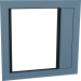 CADRE DE PORTE EPAISSE HW1 FIX 