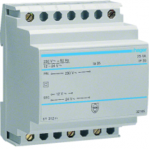  TRANSFO SECU 25VA 230/12-24V 