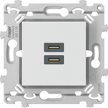 CHARGEUR USB C+C ESSENSYA BLAN 