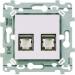  RJ45 CAT.6 STP dble Gr.2TV P. 