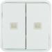  CUBYKO 2T. KNX A VOYANTS BLANC 