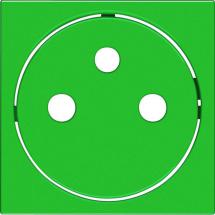  Enjoliveur PC aff 2P+T - vert 