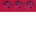  GALLERY 3XPC+T GOULOTTE ROUGE 