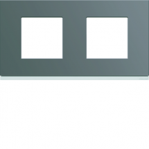  PLAQUE PLASTIQUE 2P H71 TAUPE 