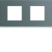  PLAQUE PLASTIQUE 2P H71 TAUPE 