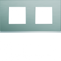  PLAQUE 2P H71 BRIGHT INOX 