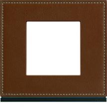  PLAQUE 1P COFFEE LEATHER 