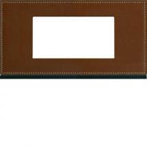  PLAQUE 4M E71 COFFEE LEATHER 