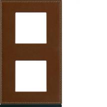  PLAQUE 2P V71 COFFEE LEATHER 