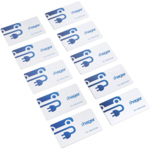  10 BADGES RFID CARTE 