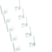  Levier charnire porte,10 pces 