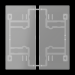  Module de touche 2 voies trans 