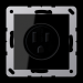  PRISE US-NEMA 15A / A 500 NOIR 