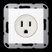  PRISE US-NEMA 15A / A 500 BLAN 