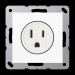  PRISE US-NEMA 15A / A 500 BLAN 