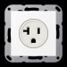  PRISE US-NEMA 20A / A 500 BLAN 