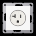  PRISE US-NEMA 20A / A 500 BLAN 