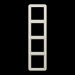  Cadre de finition 4 postes, A 