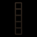  CADRE 4 POSTES, A 550 / NOIR 