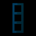  Cadre de finition 3 postes / A 