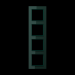  Cadre de finition 4 postes / A 