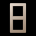  Cadre de finition 2 postes, A 