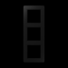  CADRE 3 POSTES / SERIE A 500 F 
