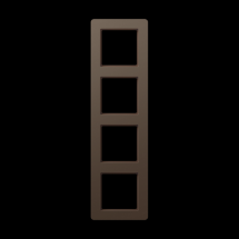  Cadre de finition 4 postes, A 