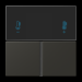  CADRE 2 POSTES / LS 990 DARK C 