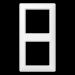  CADRE 2 POSTES / AS 500 BLANC 